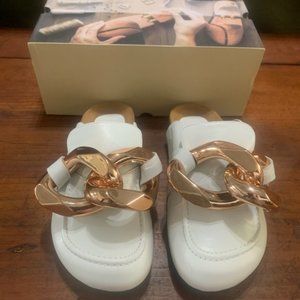 Vetaste Women's Chain Flat Mule